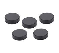 CAGUYLONA Tapa Trasera Metálica para Lente C - Mount de 25 mm, 5 Unidades en 2 Colores, Compatible con Lentes CCTV y TV (Negra)