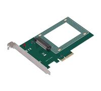 CAGUYLONA Tarjeta adaptadora ST517 PCI-E x4 U.2, Tarjeta de expansión para SSD NVMe, 2,5 Pulgadas SFF - 8639 a PCIe Gen3 x4 para SSD U.2 SAS SATA, Ancho de Banda de 32 GT/s para Estaciones