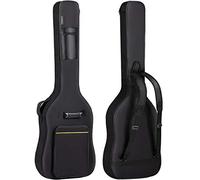 CAHAYA Funda Bajo Electrico con Acolchado Interno de 8mm Bolsa para Bajo Electrico con 3 Modos de Transporte y Bolsillo Frontal Grande para Partituras o Libros de Música Modelo CY0222