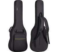 CAHAYA Bolsa de guitarra eléctrica con relleno de 6 mm, funda acolchada para guitarra, color negro