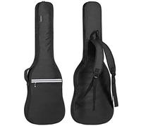 CAHAYA - Bolsa para guitarra eléctrica (acolchada, con bandas reflectantes), color negro