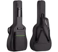 CAHAYA CY0291 - Acolchado de 0.35 pulgadas de grosor para guitarras acústicas de 40 41 42 pulgadas, impermeable, doble correa de hombro ajustable, bolsa de guitarra con lazo para colgar la espalda,