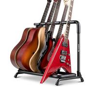 CAHAYA Soporte de exhibición para guitarras Multi Guitarra de Suelo para Guitarras Acústicas y Bajos Eléctricos
