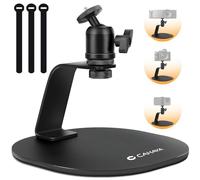 CAHAYA Soporte de Proyector de Escritorio Mini - Rotación 360° Tornillo Montaje 1/4'' Compatible con la Mayoría de Proyectores Cámaras Modelo CY00375-1