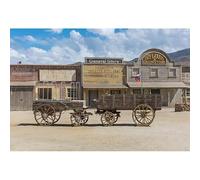 Caheansi Telón de fondo occidental de 2,4 x 1,8 m, diseño de ciudad vaquera, vintage, de madera, tienda general, tienda de productos secos, tienda de granos de vaquero, decoración de fiesta temática