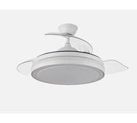 CAHERSA Ventilador Esparta Plus 72w 6980lm Blanco 3 Aspas Desp. 107d C/Remoto+ Temporizador+ Memoria