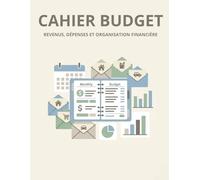 Cahier Budget Finances Personnelles: Suivi des Dépenses, Revenus et Épargne - Agenda Budget Non Daté sur 12 Mois