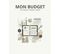 Cahier Budget Finances Personnelles: Suivi des Dépenses, Revenus et Épargne - Agenda Budget Non Daté sur 12 Mois