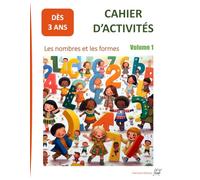 Cahier d'activités - Apprends à tracer des lignes, des formes et colorier sans dépasser - Volume 1 - Dès 3 ans