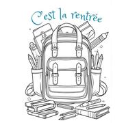Cahier de coloriage C'est la rentrée !