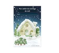 Cahier de coloriage de Noël pour enfants - 22 dessins amusants à colorier: 22 pages amusantes pour développer la créativité et la motricité fine