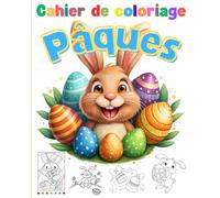 Cahier de coloriage pour Pâques: Livre de 50 dessins pour les enfants à Pâques