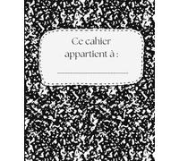 Cahier de Composition Ligné - Style Américain (Format Large 19x23cm): Carnet de Notes "Improved" 110 Pages pour Étudiants et Journaling - Couverture ... - Idéal Prise de Notes et Écriture Créative