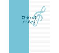 Cahier de composition musicale | Papier à portées avec 12 portées par page: Journal d’écriture musicale (160 pages) pour compositeurs, étudiants et ... vierge pour composition, piano et théorie