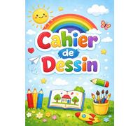 Cahier de Dessin A4: Grand espace pour dessiner, créer et imaginer - Idéal pour petits et grands enfants