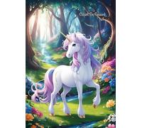 Cahier De Dessin Enfant A4: Licorne - 21x297 Cm - Feuilles Blanches - Sans Spirale - Grand Format - 96 Pages à Crayon - Joli Couverture Souple - Pour ... Idéale pour Glisser Dans Sac à Dos, Cartable.