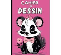 Cahier de Dessin pour Enfant : Carnet de Dessin A4, 100 Pages de Feuilles Blanches, Jolie Couverture Thème Raton Laveur , Cahier Vierge Grand Format à ... Coloriage, Idée Cadeau Garçons et Filles
