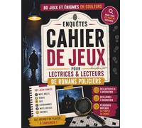 Cahier de jeux du Café Cream: Spécial polars, thrillers et cosy (Cahiers de jeux du Café Cream de Vab)