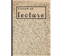Cahier de lecture: Mes livres, fiches à remplir de mes lectures scolaire - Pour les lecteurs au lycée, collège ou étudiants - pour 100 ouvrages