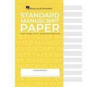 Cahier de musique - 12 portees, 64 pp. papier blanc: Yellow Cover