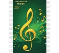 Cahier De Musique avec Portées | Grand Format A4 (102 Pages): Carnet de Musique avec Portée (12 Portées par Page) | Support d’écriture musicale pour cours, devoirs et exercices de solfège