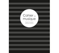 Cahier de musique | Papier à musique | Manuscrit musical: 200 pages | 12 portées par page | Cahier pour musiciens, étudiants et compositeurs
