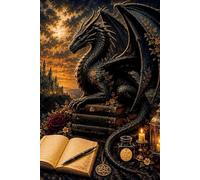 Cahier de Notes-120 pages - Dark Fantasy - Dragon