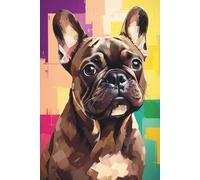 Cahier de notes avec Bouledogue français chocolat: Un cadeau merveilleux pour la famille, les amis, les proches et les enfants. Idéal pour les ... de Frenchies et les fans de petits chiens.