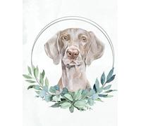 Cahier de Notes Braque de Weimar / Weimaraner Notebook: Carnet 8.5 x 11 - 180 pages lignées à couverture souple / 180 Lined Pages Softcover Notebook for Weimaraner Lovers & Dog Owners