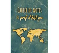 Cahier de Notes du Prof d'Histoire Geo: Relevé de notes et de compétences | Format A4 | Carnet de cotes de l’enseignant | Cahier de bord du professeur grand format | 35 élèves