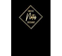Cahier de Notes du Professeur - Noir & Or: Relevé de notes et de compétences pour prof | Format A4 | Carnet de cotes de l’enseignant | Cahier de bord grand format | 70 pages | 35 élèves