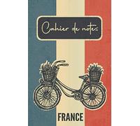 Cahier de Notes France: Petit carnet de notes de poche ligné aux couleurs tricolores