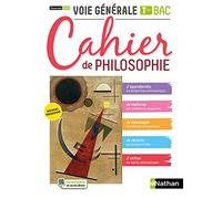 Cahier de philosophie Classes des lycées Voie générale Tle Bac