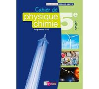 Cahier de Physique-chimie 5e Cycle 4