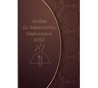 Cahier de Réservation Restaurant 2026: 2 Page et 64 Rréservation par Jour (Déjeuner & Dîner) | Pour Restaurants, Cafés et Hôtels - 735 Pages | A4 - Couverture Rouge