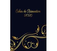 Cahier de réservation restaurant 2026: Agenda journalier restaurant 2 pages par jour avec date. Livre pour la gestion des réservations de Janvier à Décembre. Carnet de grand format a4