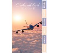 CAHIER DE TEXTE 2025-2026 AVION: Pour filles et garçons| CE1, CE2, CM1, CM2,CP| Pratique Pour Toutes Les Matières pour une rentrée scolaire organisée