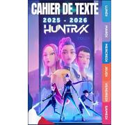 Cahier de Texte 2025 2026: Cahier Scolaire Hebdomadaire Primaire | Carnet de Devoirs et Leçons Garçons et Filles