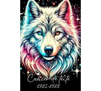 CAHIER DE TEXTE 2025-2026 LOUP: Carnet de devoirs pour filles et garçons, pratique pour tous les matières : cm1 cm2 ce1 ce2 cp | Format a5 pour la rentrée scolaire