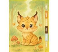 Cahier de Texte 2025 2026 Lynx : Pour filles et garçons - CP, CE1, CE2, CM1, CM2 - Pratique pour toutes les matières - Motif chat & lynx