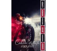 CAHIER DE TEXTE 2025-2026 MOTO: Pour filles et garçons| CE1, CE2, CM1, CM2,CP| Pratique Pour Toutes Les Matières pour une rentrée scolaire organisée