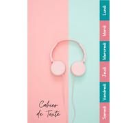 Cahier De Texte: 2025 2026 Musique Pour Étudiants CP, CE1, CE2, CM1, CM2, Collège Et Lycée Pratique Pour Toutes Les Matières