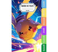 CAHIER DE TEXTE 2025-2026: Pour enfant en Primaire - Intérieur en Couleurs - Parfait Pour Fille et Garçon Reste Organisé et Motivé Toute L'année !