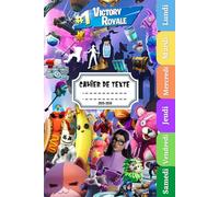 CAHIER DE TEXTE 2025-2026: Pour enfant en Primaire - Intérieur en Couleurs - Parfait Pour Fille et Garçon Reste Organisé et Motivé Toute L'année ! Thème GAMER
