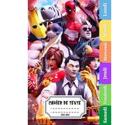 CAHIER DE TEXTE 2025-2026: Pour enfant en Primaire - Intérieur en Couleurs - Parfait Pour Fille et Garçon Reste Organisé et Motivé Toute L'année ! Thème GAMER