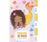 Cahier de Texte 2025-2026: Thème Sirène pour écoliers - Filles et Garçons en Primaire ou au Collège