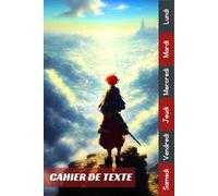 Cahier De Texte: 2026 2027 Anime Manga Pour Étudiants CP, CE1, CE2, CM1, CM2, Collège Et Lycée Pratique Pour Toutes Les Matières