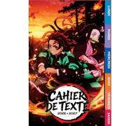 Cahier de Texte 2026 2027 Demon Slayer: Primaire Carnet Idéal de Devoirs et Leçons pour les Garçons et Filles en | Cahier Scolaire Hebdomadaire