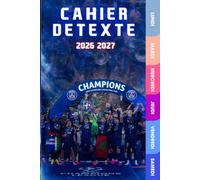 Cahier de Texte 2026 2027: Le Guide des Champions Rouge & Bleu - Intérieur en Couleurs - Pour organiser et réussir ton Année Scolaire