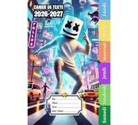 Cahier De Texte 2026 2027: Pour enfant en Primaire - Intérieur en Couleurs - Parfait Pour Fille et Garçon | Rentrée scolaire.